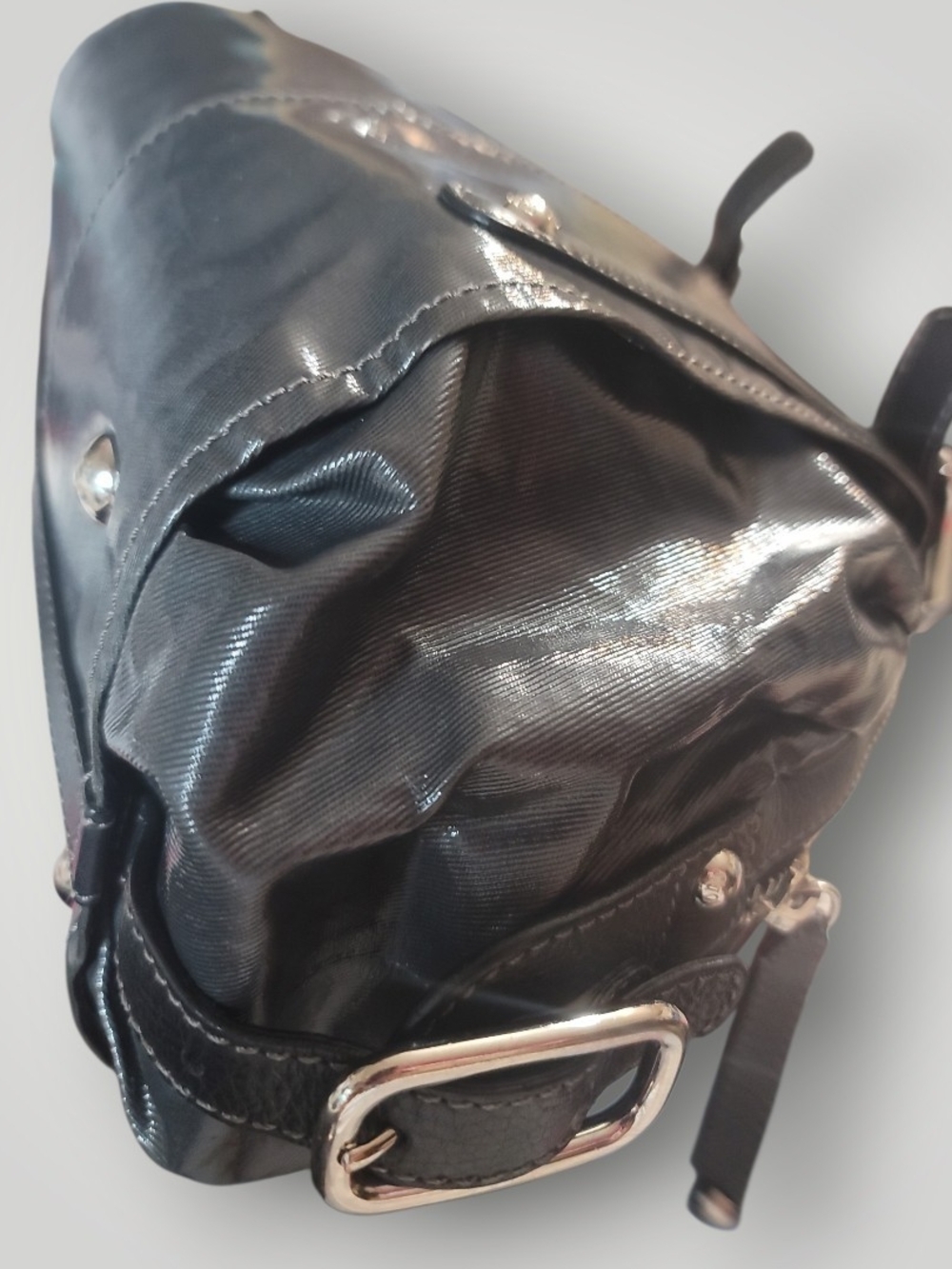 Tod's G-Line High Gloss CC Handbag Shoulder Bag In EUC Authentic - Picture 10 of 16